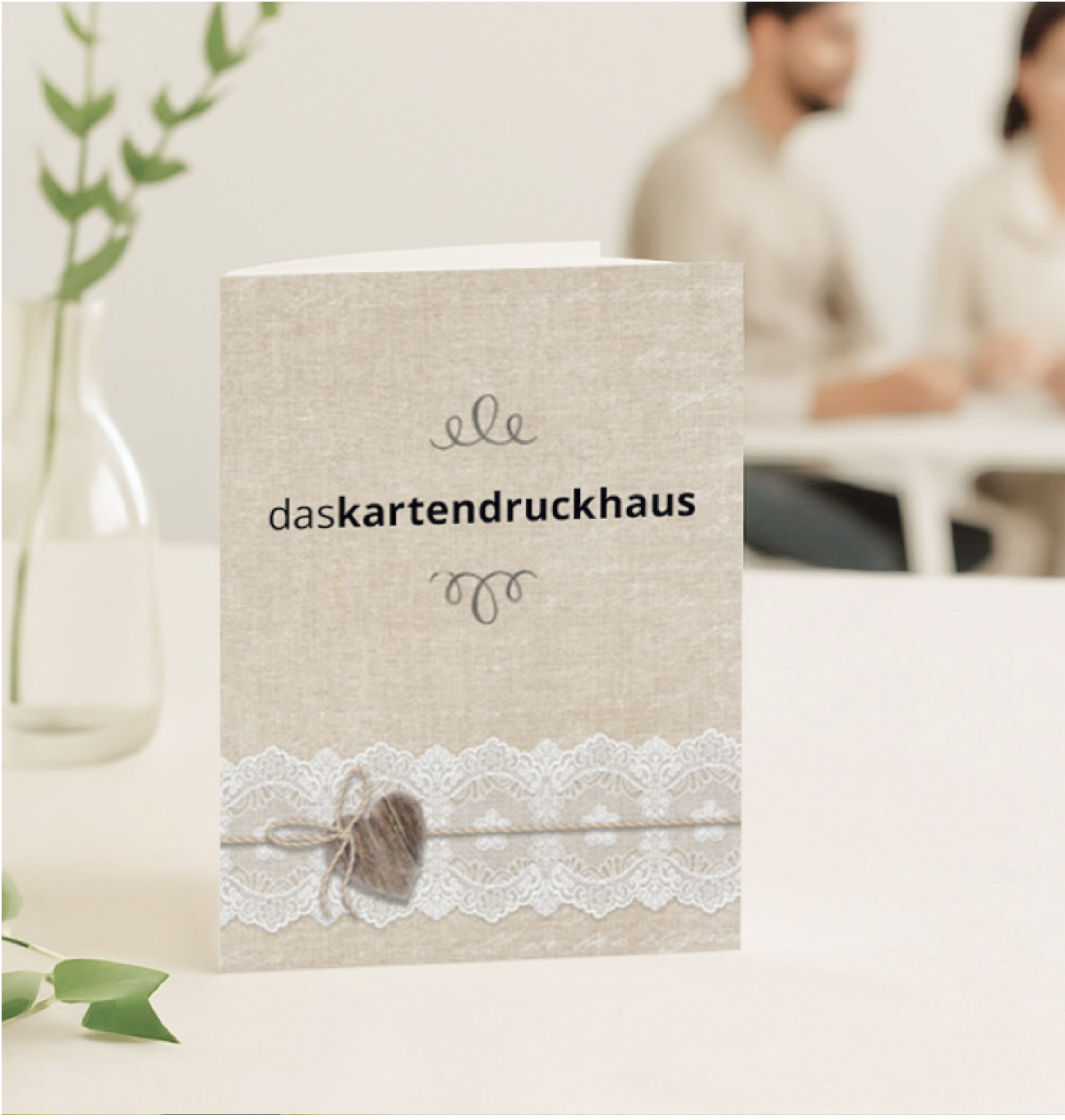 Karten mit Herz und Liebe